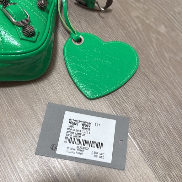 Balenciaga Green Mini Bag - Picture 2 of 4